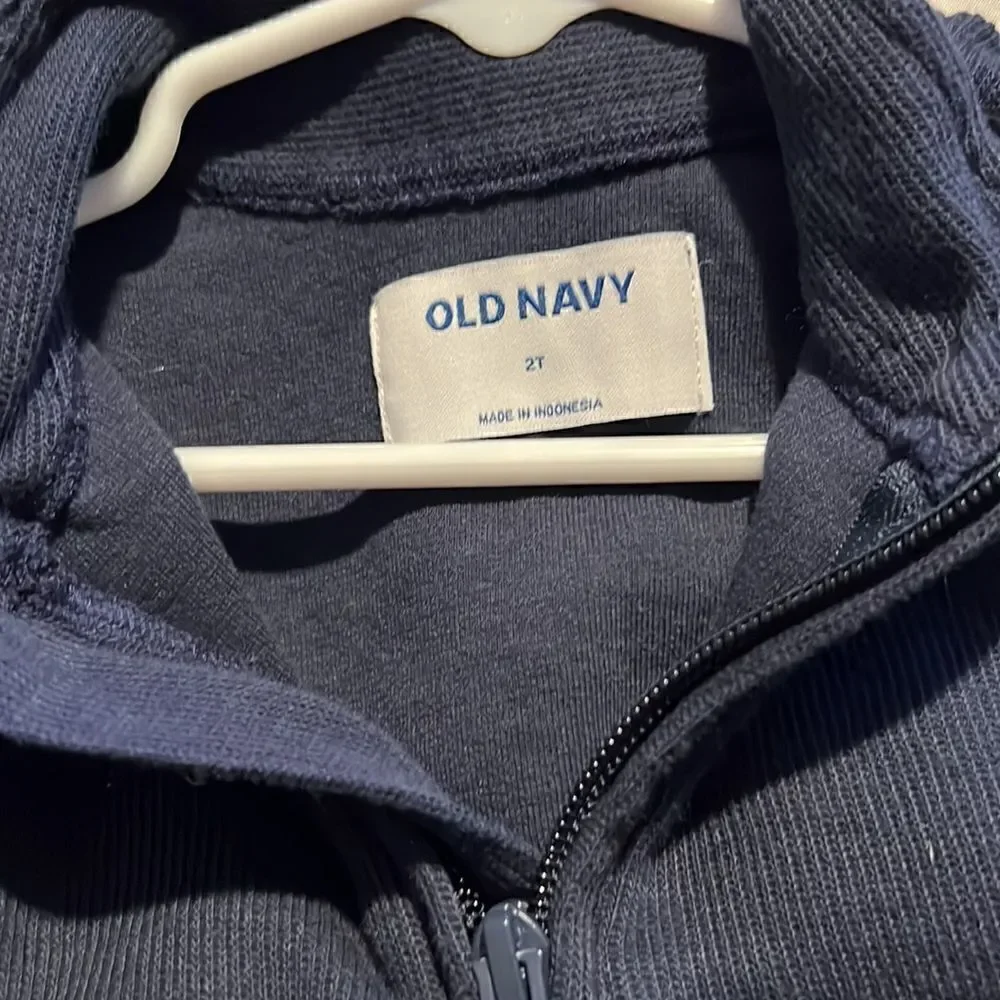 Old Navy Pullover Zipper Mock/Zipper 2T